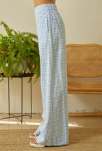 Load image into Gallery viewer, Gingham Waist Smocked Pants
