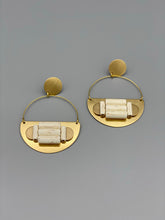 Load image into Gallery viewer, Yasmine Brass Post Earrings
