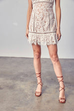 Load image into Gallery viewer, Lace Ruffled Mini Skirt
