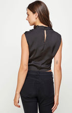 Load image into Gallery viewer, High Cowl Neck Satin Top
