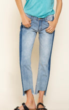 Load image into Gallery viewer, Two Tone Crop Denim
