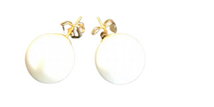 Carolina Jewelry Val Pearl Large Earrings