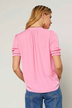 Load image into Gallery viewer, Smocked Short Sleeve V-Neck Top
