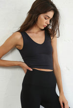 Load image into Gallery viewer, Seamless Ribbed UV Neck Tank Top
