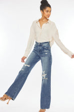 Load image into Gallery viewer, Ultra High Rise Distressed Flare Jeans
