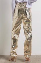 Load image into Gallery viewer, Metallic Vegan Leather Pants

