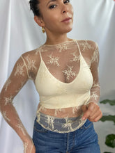 Load image into Gallery viewer, Mock Neck Laced Top
