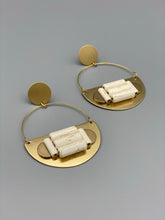 Load image into Gallery viewer, Yasmine Brass Post Earrings
