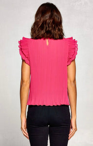 Adette Pleated Detail Top