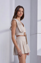 Load image into Gallery viewer, Wrap V-Neck Belted Top
