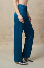 Load image into Gallery viewer, Teal Blue Straight Leg Pants
